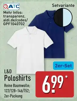 Aldi Nord L&D Poloshirts Angebot