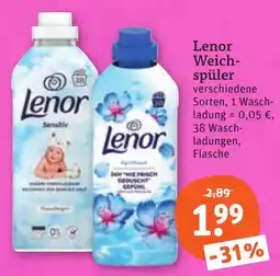 tegut Lenor Weichspüler Angebot