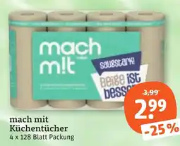 tegut mach mit Küchentücher Angebot