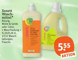 tegut Sonett Waschmittel Angebot