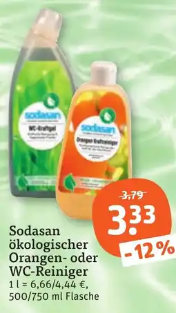 tegut Sodasan ökologischer Orangen- oder WC-Reiniger Angebot
