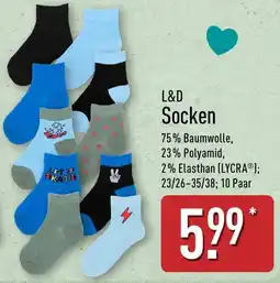 Aldi Nord L&D Socken Angebot