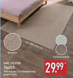 Aldi Nord HOME CREATION Teppich Angebot