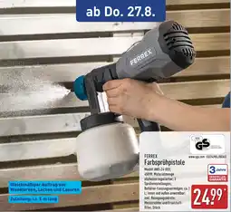 Aldi Nord FERREX Farbsprühpistole Angebot