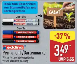 Aldi Nord edding Permanent-/Gartenmarker Angebot