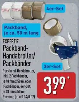 Aldi Nord EXPERTIZ Packband-Handabroller/Packbänder Angebot