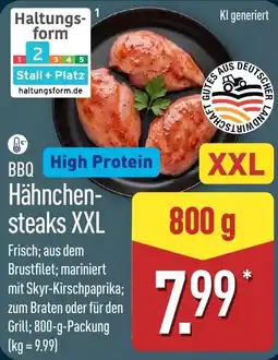 Aldi Nord BBQ Hähnchensteaks XXL Angebot