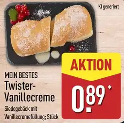 Aldi Nord MEIN BESTES Twister-Vanillecreme Angebot