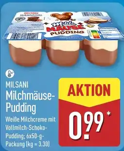 Aldi Nord MILSANI Milchmäuse-Pudding Angebot