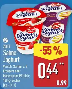 Aldi Nord ZOTT Sahne-Joghurt Angebot