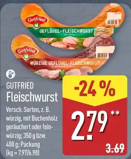 Aldi Nord Gutfried Fleischwurst Angebot