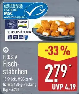 Aldi Nord FROSTA Fischstäbchen Angebot