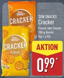 Aldi Nord Sun Snacks Cracker Classic Angebot