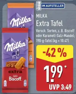Aldi Nord Milka Extra Tafel Angebot