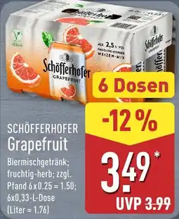 Aldi Nord Schöfferhofer Grapefruit Angebot