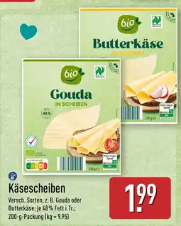 Aldi Nord bio Käsescheiben Angebot
