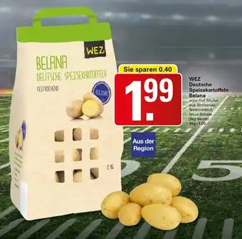 WEZ WEZ Deutsche Speisekartoffeln Belana 2kg Beutel Angebot