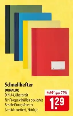 Famila Nord Ost Schnellhefter DURALUX Angebot