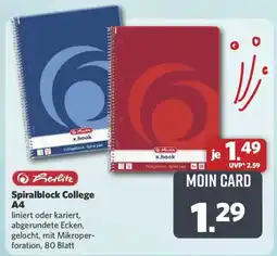 Combi Berlitz Spiralblock College A4 Angebot