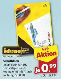 Combi idena Schulblock Angebot