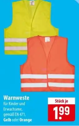 Famila Nord Ost Warnweste Angebot