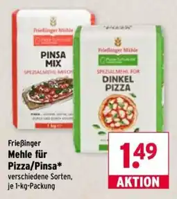 Wasgau Frießinger Mehle für Pizza/Pinsa Angebot