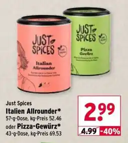 Wasgau Just Spices Italien Allrounder Angebot