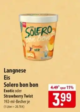 Famila Nord Ost Langnese Eis Solero bon bon Angebot