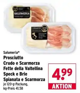 Wasgau Salumeria Prosciutto Crudo e Scarmorza Fette della Valtellina Speck e Brie Spianata e Scarmorza Angebot