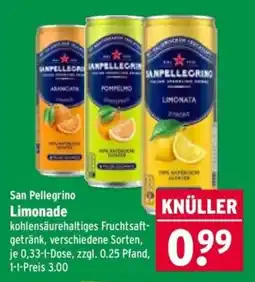 Wasgau San Pellegrino Limonade Angebot