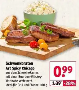 Wasgau Schwenkbraten Art Spicy Chicago Angebot