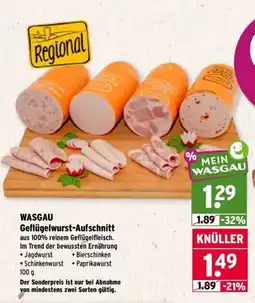 Wasgau WASGAU Geflügelwurst-Aufschnitt Angebot