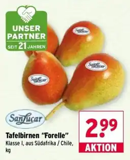 Wasgau Sanlucar Tafelbirnen "Forelle" Angebot