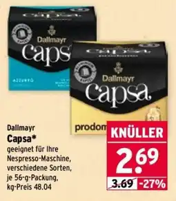 Wasgau Dallmayr Capsa Angebot