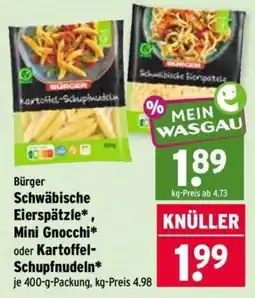 Wasgau Bürger Schwäbische Eierspätzle* Angebot