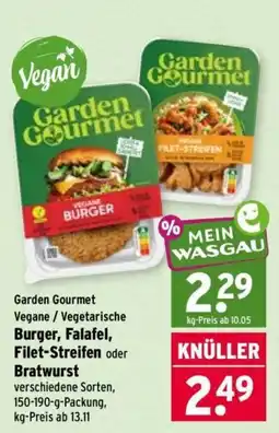 Wasgau Garden Gourmet Vegane Burger Angebot