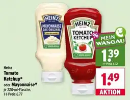 Wasgau Heinz Tomato Ketchup oder Mayonnaise Angebot