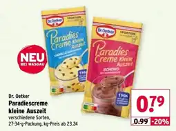 Wasgau Dr. Oetker Paradiescreme kleine Auszeit Angebot