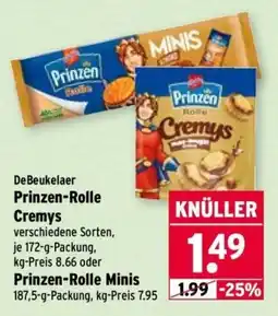 Wasgau Prinzen-Rolle Cremys Angebot