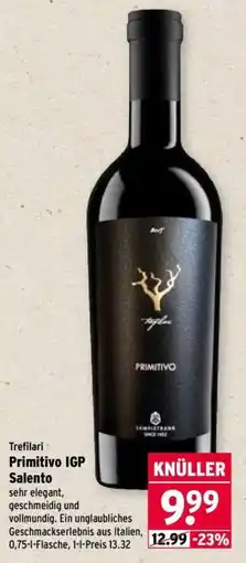 Wasgau Trefilari Primitivo IGP Salento Angebot