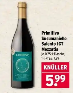 Wasgau Primitivo Susumaniello Salento IGT Mezzatia Angebot