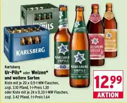 Wasgau Karlsberg Ur-Pils oder Weizen Angebot