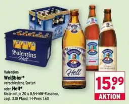 Wasgau Valentins Weißbier Angebot