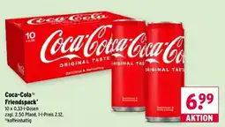 Wasgau Coca-Cola Friendspack Angebot