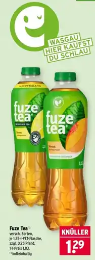 Wasgau Fuze Tea Angebot