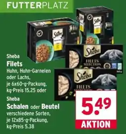 Wasgau Sheba Filets Angebot
