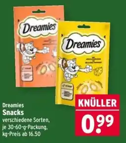 Wasgau Dreamies Snacks Angebot