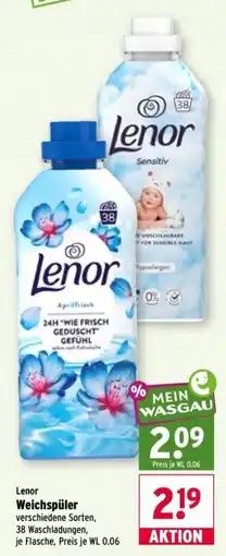 Wasgau Lenor Weichspüler Angebot