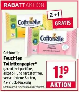 Wasgau Cottonelle Feuchtes Toilettenpapier* Angebot