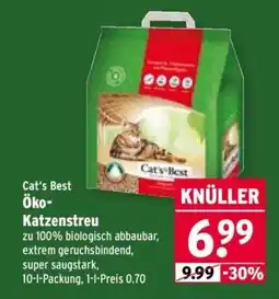 Wasgau Cat's Best Öko-Katzenstreu Angebot